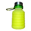 Yellow Silicone Foldable Water Bottles